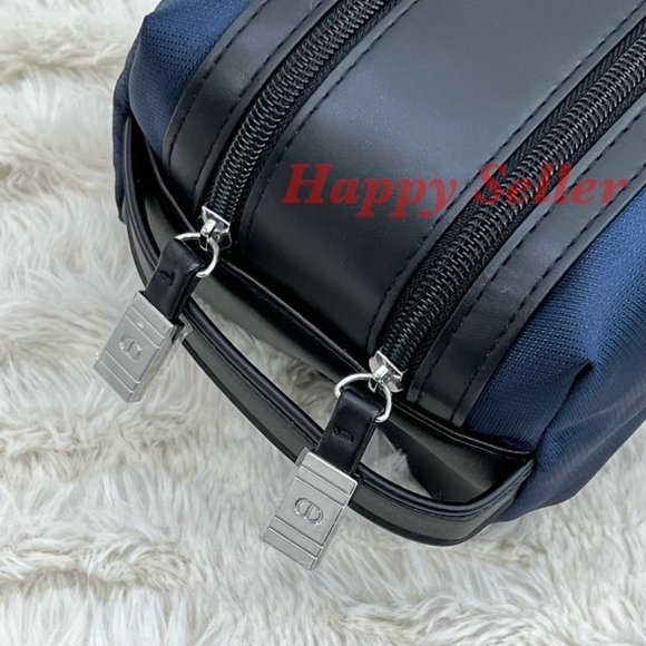 Dior Pouch Toiletry Case Cosmetic Bag Travel Holdall Dopp Kit Shaving Makeup Bag - Picture 5 of 10